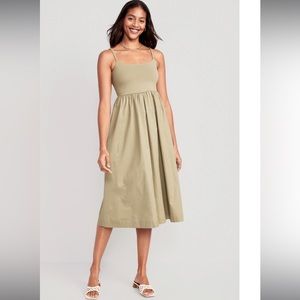 Old Navy fit and flare midi dress